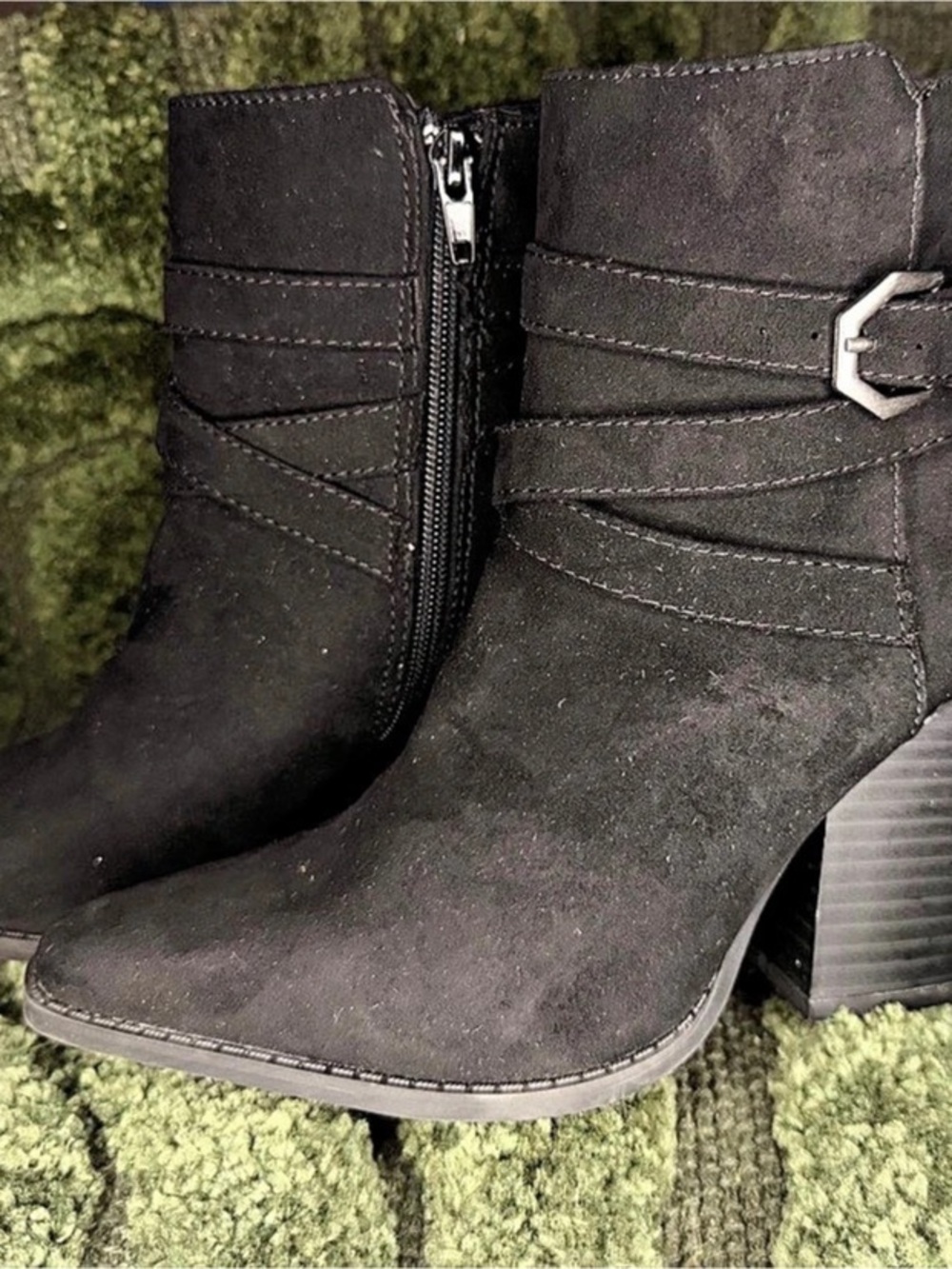 Women's Black Heeled Ankle Boots